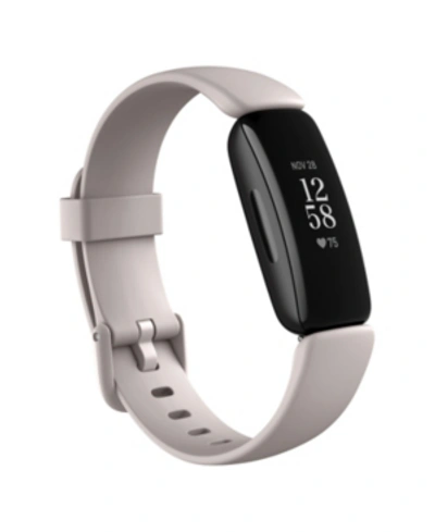 Shop Fitbit Inspire 2 Lunar White Strap Smart Watch 19.5mm