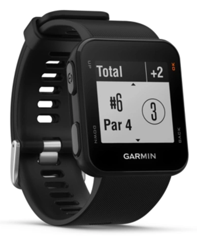 Shop Garmin Unisex Approach S10 Black Silicone Strap Smart Watch 40mm