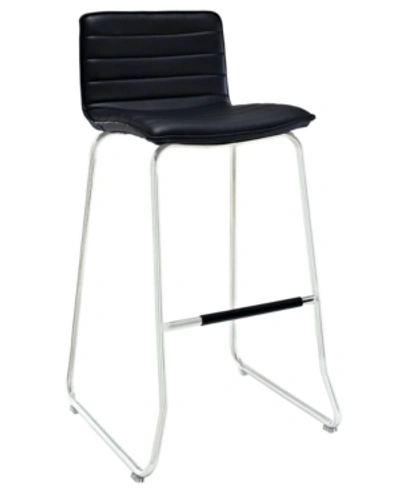 Shop Modway Dive Bar Stool In Black