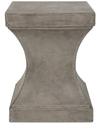 Safavieh Almer Outdoor Accent Table In Grey