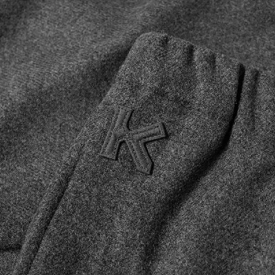 Shop Kenzo Wool Jogger In Grey