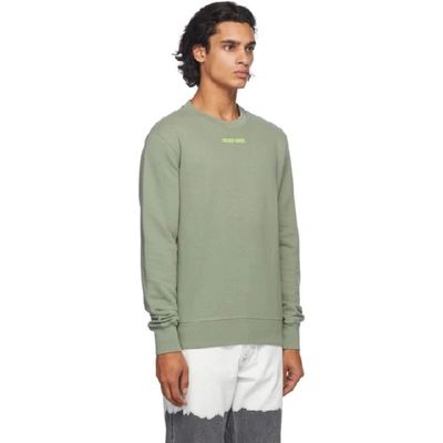 Shop Golden Goose Green Dream Only Sweatshirt In 35683 Vetiv