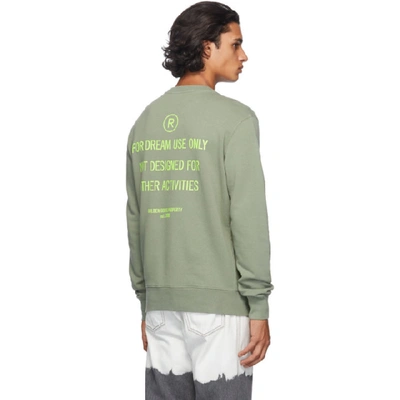 Shop Golden Goose Green Dream Only Sweatshirt In 35683 Vetiv