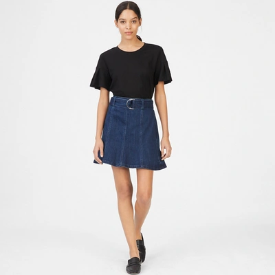 Shop Club Monaco Blue Louiza Denim Skirt In Size 2