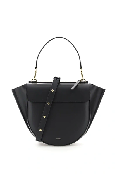 Shop Wandler Hortensia Medium Bag In Black