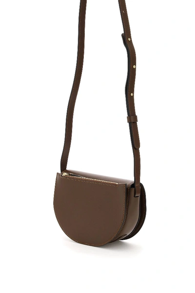 Shop Wandler Leather Shoulder Bag In Brown
