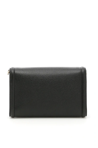 Shop Ferragamo Grain Calfskin Vara Minibag In Black