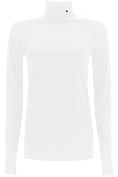 Shop Ambush High Neck T-shirt In White