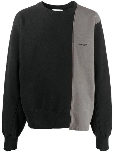 Shop Ambush Logo Mix Sweatshirt In Black