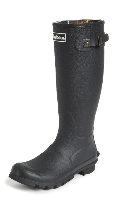 Shop Barbour Bede Wellington Boots Black