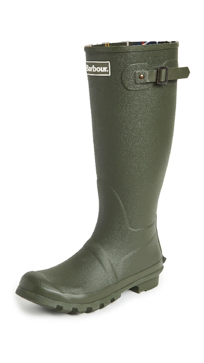 Shop Barbour Bede Wellington Boots In Olive