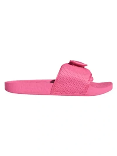 Shop Adidas Originals Adidas X Pharrell Williams Boost Slide Sandals In Pink
