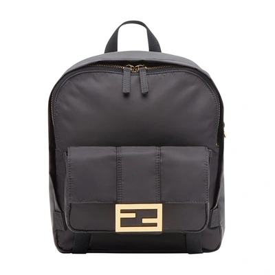 Shop Fendi Baguette Backpack In Black