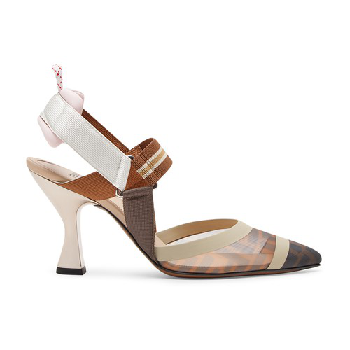fendi colibrì slingback pumps