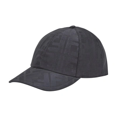 Shop Fendi Hat In Noir