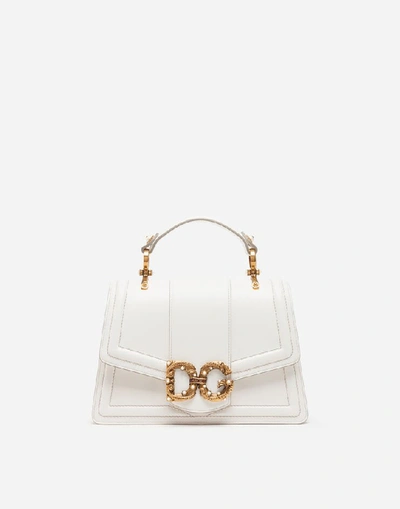 Shop Dolce & Gabbana Calfskin Dg Amore Bag