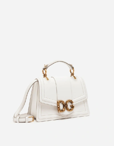 Shop Dolce & Gabbana Calfskin Dg Amore Bag