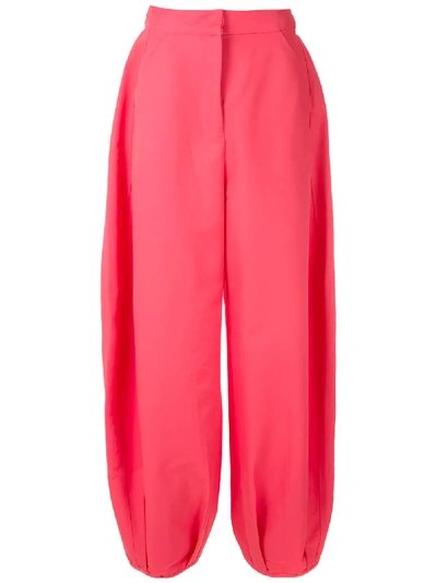 Shop Aluf Ceci Wide-leg Trousers In Pink