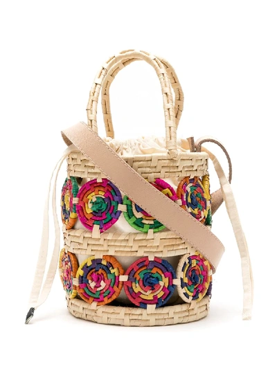 Shop Nannacay Iris Bucket Bag In Neutrals