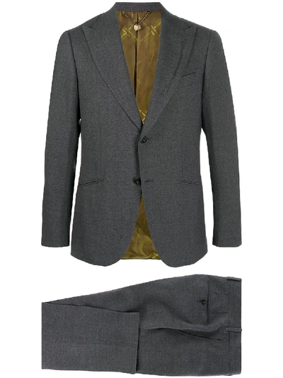 Shop Maurizio Miri Tailored Two-piece Suit In Grey