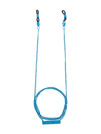 Shop Frame Chain Alan Glasses Chain In Blue