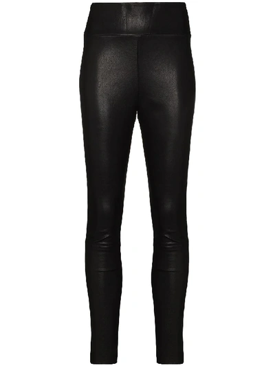 Shop Paige Sheena Fitted Leggings In Black