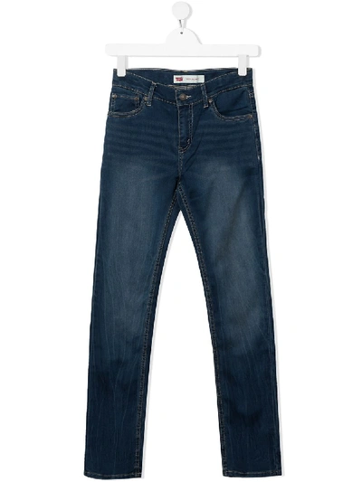 Shop Levi's Teen Slim Fit Jeans In Blue