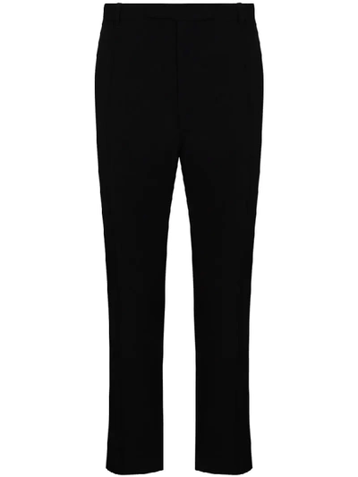 Shop Ann Demeulemeester Jasmin Tapered Trousers In Black