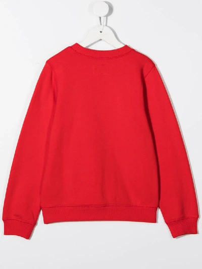 Shop Zadig & Voltaire Logo Embroidered Sweatshirt In Red