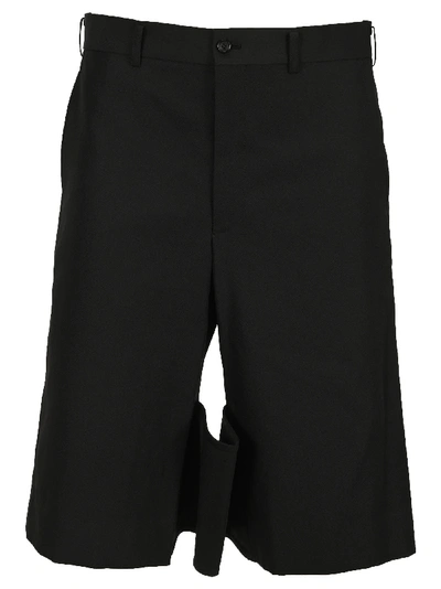Shop Comme Des Garçons Homme Deux Comme Des Garcons Homme Plus Tailored Bermuda Shorts In Black