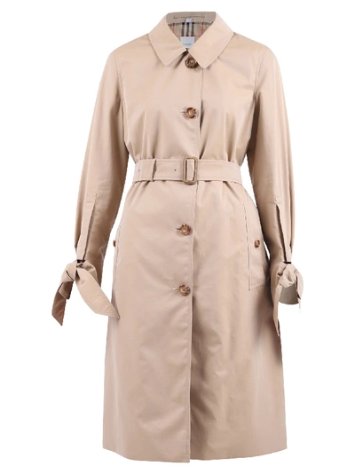 Shop Burberry Claygate Trench Coat In Brown