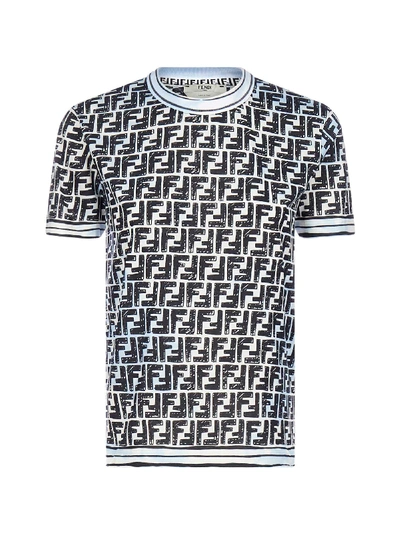 Shop Fendi Short Sleeve T-shirt In Piano