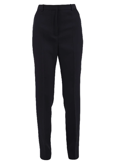 Shop Givenchy High Waist Trousers In Black