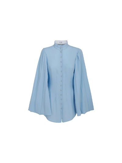 Shop Loewe Shirt In Baby Blue