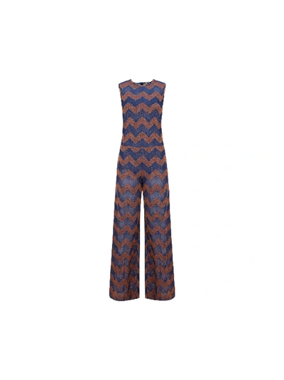 Shop M Missoni Jumpsuit In Multi