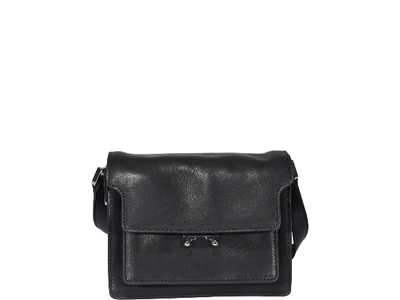 Shop Marni Trunk Soft Mini Bag In Black