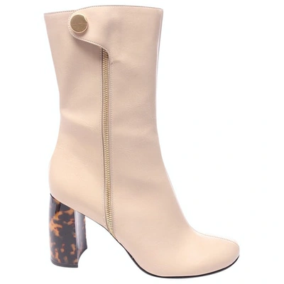 Pre-owned Stella Mccartney Beige Leather Boots