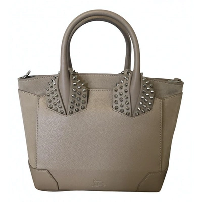 Pre-owned Christian Louboutin Éloïse Grey Leather Handbag