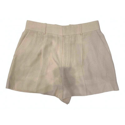 Pre-owned Chloé Pink Viscose Shorts