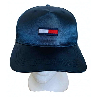 Pre-owned Tommy Hilfiger Blue Cotton Hat