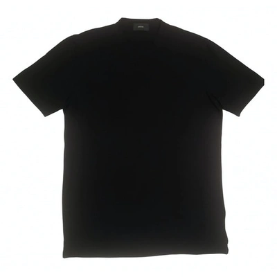 Pre-owned Zanone Black Cotton T-shirts