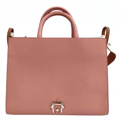 Pre-owned Paula Cademartori Pink Leather Handbag