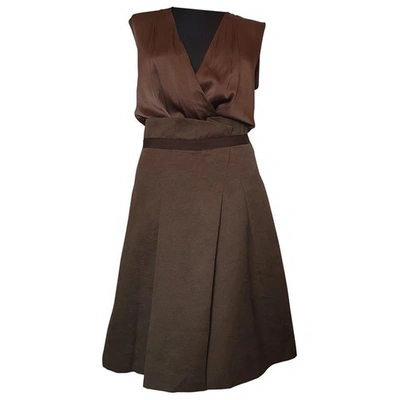 Pre-owned Vanessa Bruno Mid-length Dress In Brown