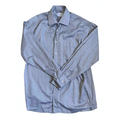 Pre-owned Dior Grey Cotton Shirts