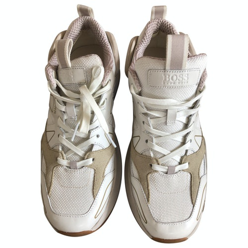 hugo boss leather trainers