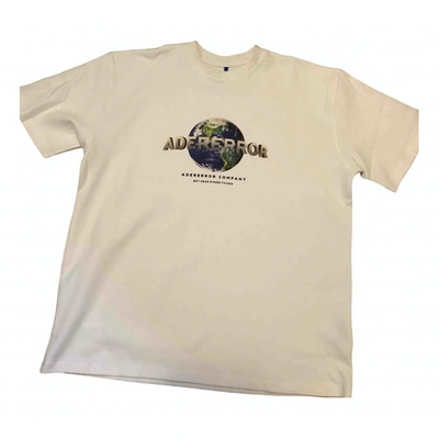 Pre-owned Ader Error Beige Cotton T-shirts