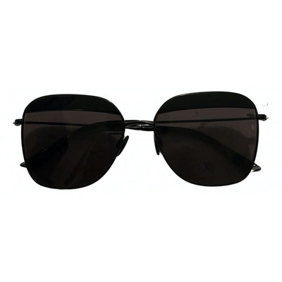 Pre-owned Sunday Somewhere Black Metal Sunglasses