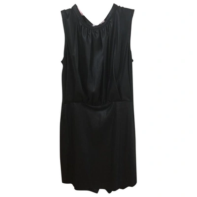 Pre-owned Ba&sh Mini Dress In Black