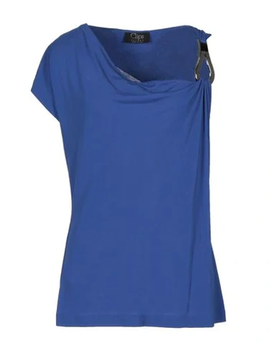 Shop Clips Top In Blue