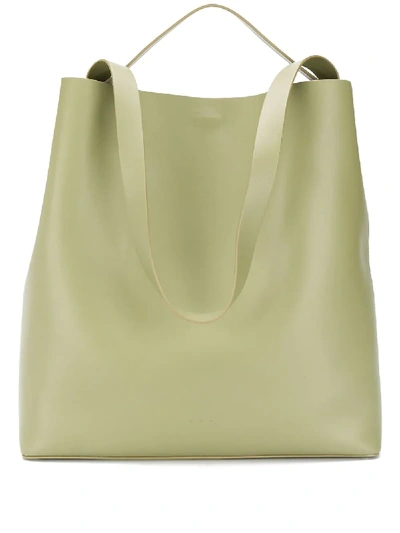 Shop Aesther Ekme Double Handle Tote Bag In Green